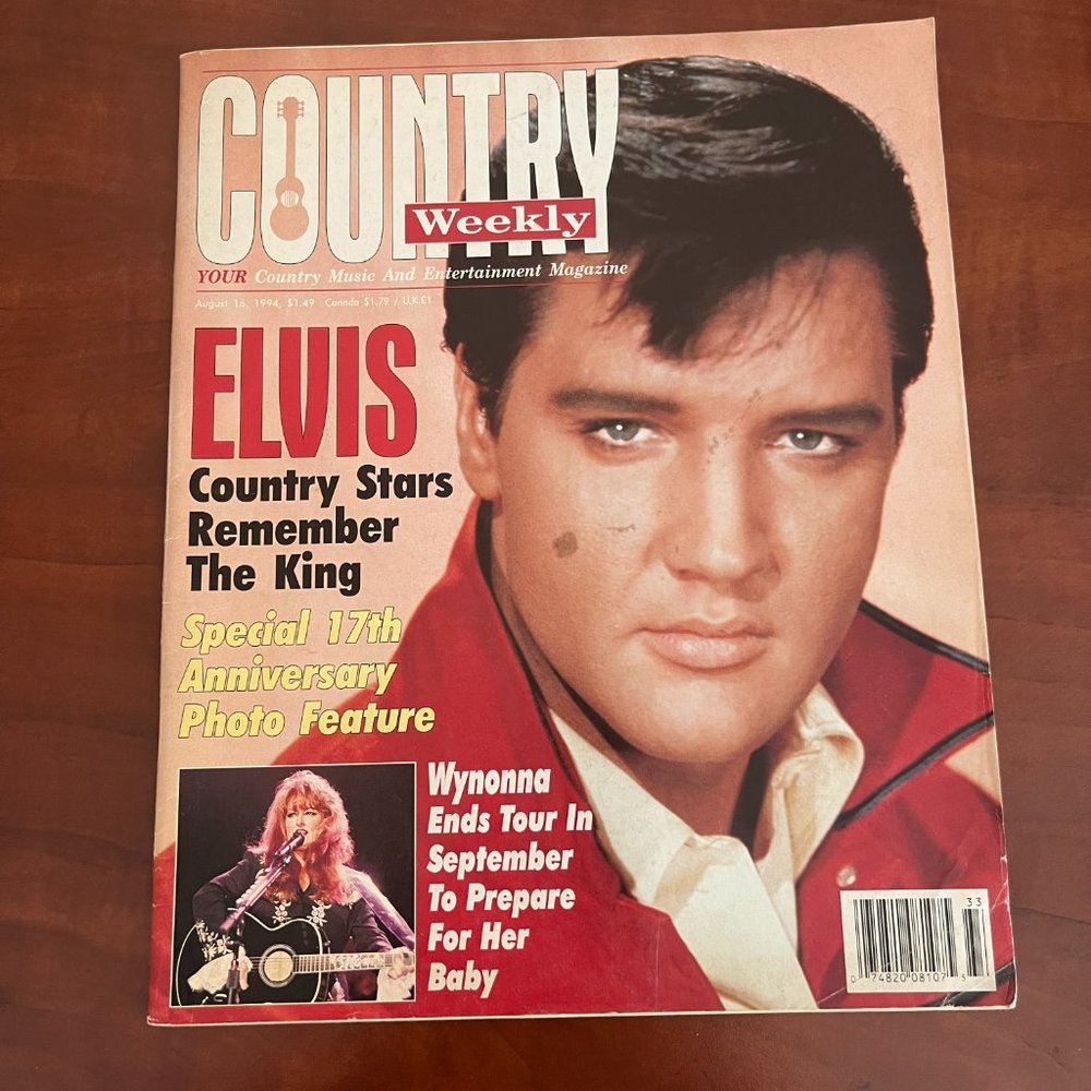2/$15💙 1994 Country Weekly Magazine, August, EUC!